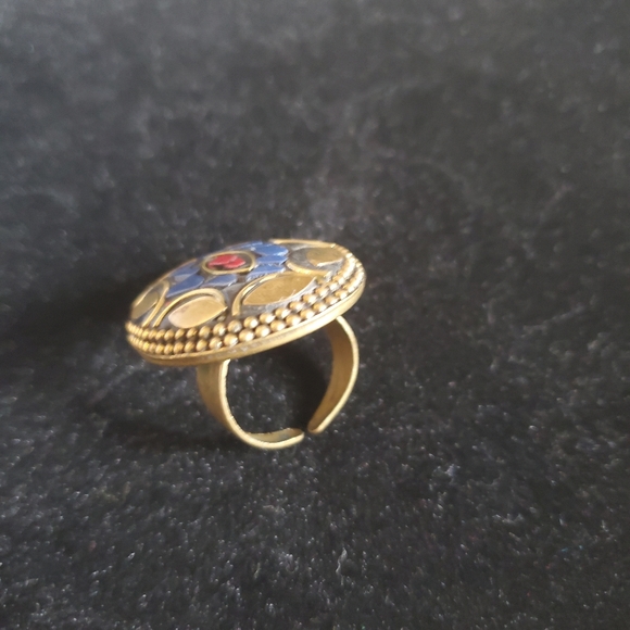 Vintage Antique Ring - Blue - Picture 11 of 11